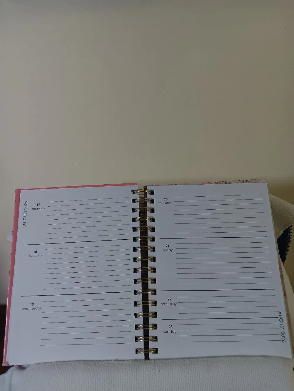 Lilagrace Floral Monthly-Weekly Planner
